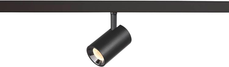 SLV NUMINOS® XS 48V TRACK, DALI, Spot, schwarz / chrom, 8.7W, 730lm, 3000K, CRI90, 20°