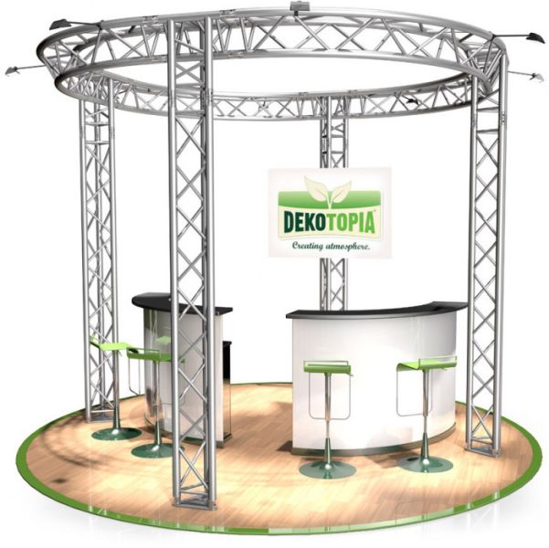 Messestand FD 33 - 6,5 x 3 m (DxH) - 33 m²
