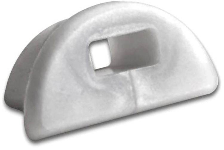 ISOLED Endkappe EC 70 für Profil SURF12 HIDDEN mit Kabeldurchführung, 1 STK