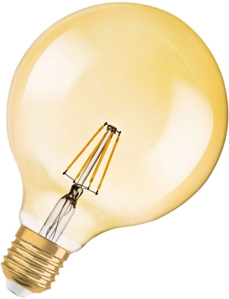OSRAM Vintage 1906® LED CLASSIC GLOBE 4W 824 Gold E27