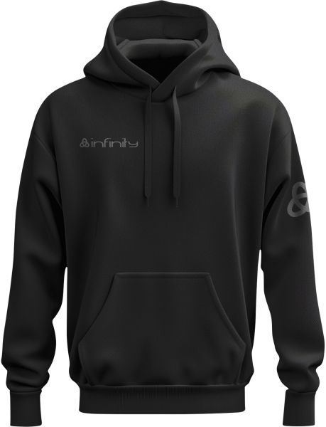 INFINITY Hoodie XXL Unisex – schwarz – europäische Größe XXL