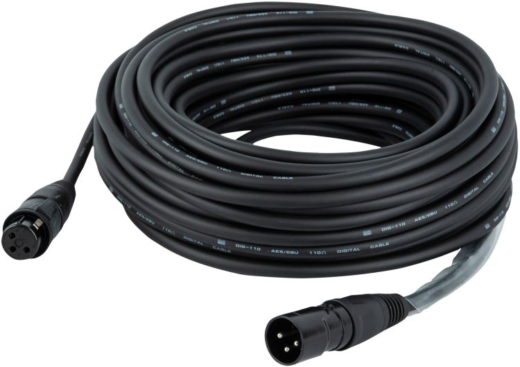 DAP-Audio FLR73 - IP65 DMX/AES-EBU XLR/M 3P auf XLR/F 3P Rean RCX3 Serie 15 m