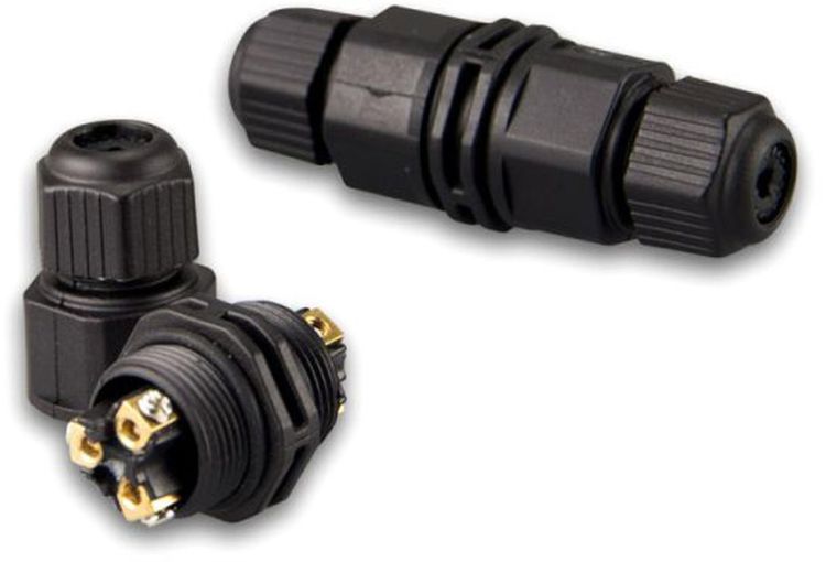 ISOLED Kabelverbinder IP67, Würgenippel + Schraubklemmen 2x3polig