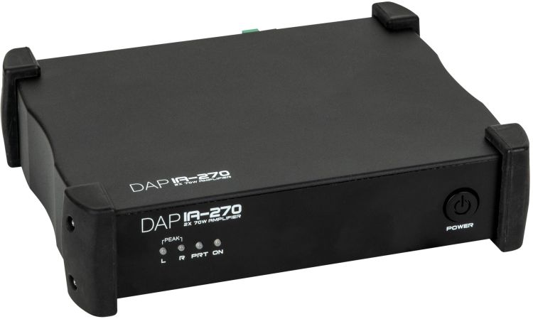 DAP-Audio IA-270 Verstärker der Klasse D mit 2x 70 W an 4 Ohm
