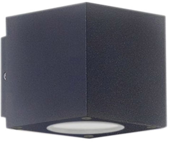ISOLED LED Wandleuchte Up&Down 2x3W CREE, IP54, anthrazit, warmweiß