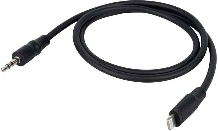 DAP-Audio FL103 - Lightning auf Stereo-Miniklinke 0,75 m