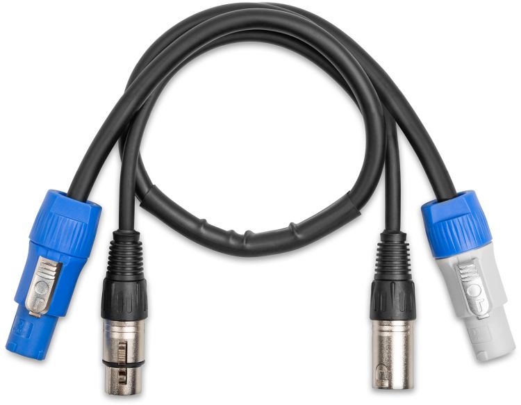 PD-Connex CX11-0,50 Kombikabel Stromanschluss B – XLR M / Stromanschluss A – XLR F 0,50 m