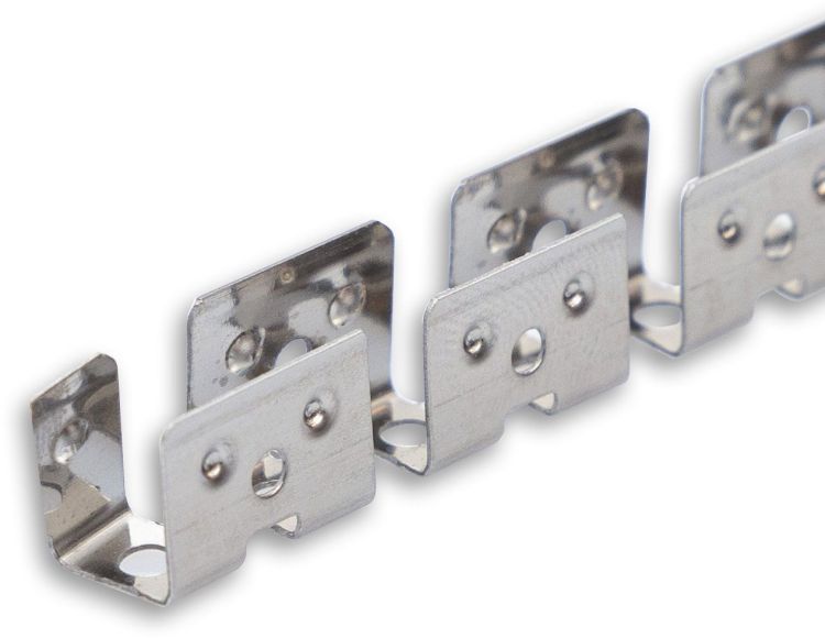 ISOLED LED Aufbauprofil eloxiert, gezahnt und flexibel für NEON Flexband B08H12, 100 cm