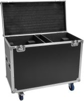 ROADINGER Flightcase 2x IP TMH-H760 avec roulettes