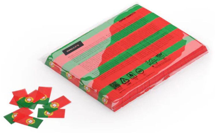Magic FX Slowfall Konfetti Flagge Portugal 55x35mm - 1kg
