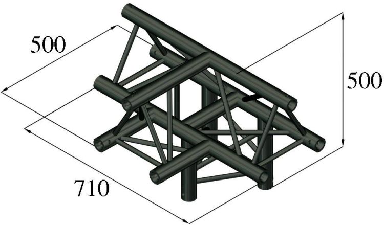 ALUTRUSS TRILOCK S-PAT-43 4-Weg-Stück /