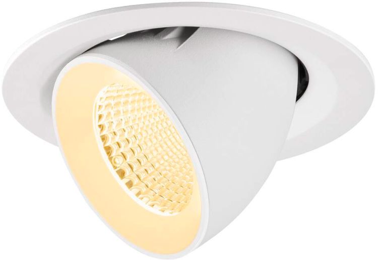 SLV NUMINOS® GIMBLE M, Deckeneinbauleuchte,, 3000 K, 40°, weiß