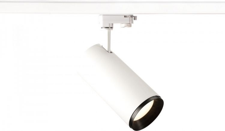 SLV NUMINOS, spot pour rail 3 allumages, intérieur, 60°, blanc/noir, LED, 28W, 4000K, variable