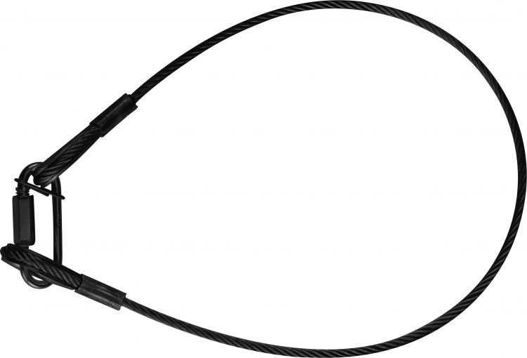Riggatec Sicherungsseil, Safety 100cm x 5 mm bis 25 kg schwarz