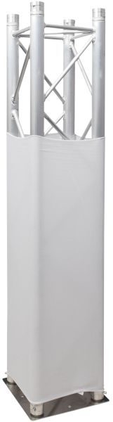 SHOWGEAR Traversenabdeckung Stretch 210 g/m² Weiß - 300 cm