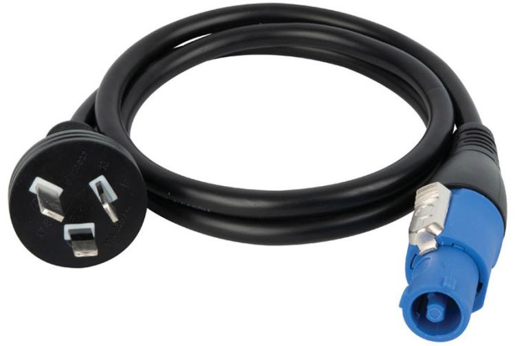 DAP-Audio powerCONnnector Blau auf AUS 1 m