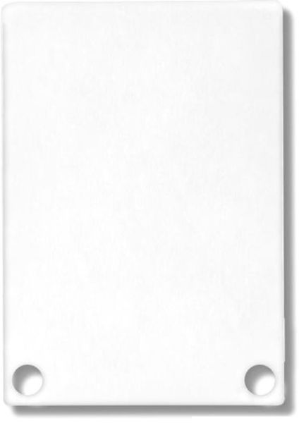 ISOLED Endkappe EC48 Alu weiß RAL 9010 für SURF/DIVE24 mit COVER11, 2 STK, inkl. Schrauben