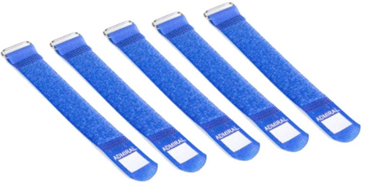 Admiral Kabelbinder 17cm blau 5 Stück