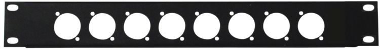 OMNITRONIC Frontplatte Z-19 8x XLR (D-Typ) 1HE