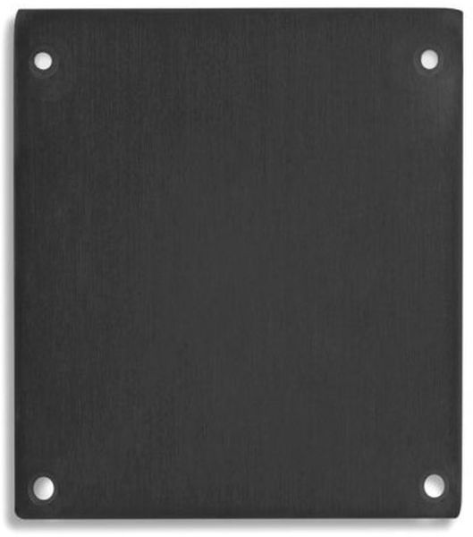 ISOLED Endkappe E69 Alu schwarz für LAMP30, 2 STK, inkl. Schrauben