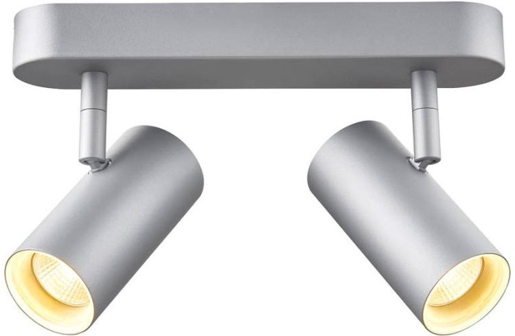 SLV NOBLO II, Indoor LED Deckenaufbauleuchte 2700K grau