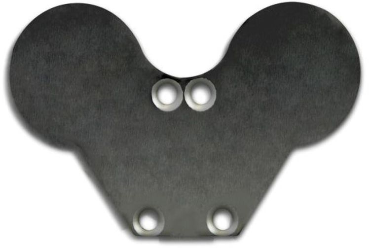 ISOLED Endkappe EC34 Aluminium schwarz für Profil LOOP13 in Verbindung mit TUNNEL, 2 STK, inkl.
