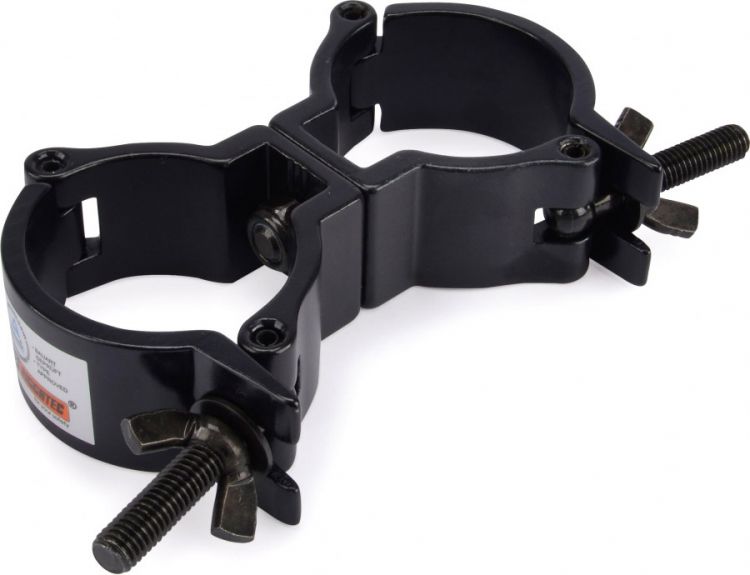 Riggatec Doppelschelle -Swivel Coupler leicht schwarz bis 100 kg (48-51mm)