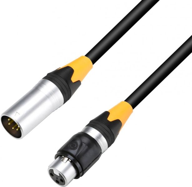 Adam Hall Cables K 4 DGF 0020 IP 65 DMX Adapter XLR male 5-pin auf XLR