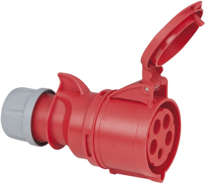 PCE CEE 32A 400V 5p Stecker weiblich - Rot, IP44