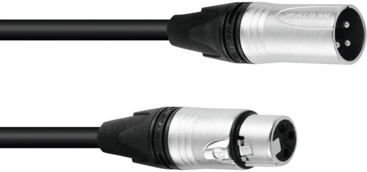 PSSO XLR Kabel 3pol 1,5m sw Neutrik