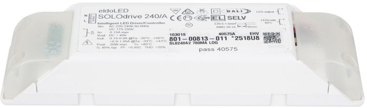 ELDOLED Solodrive 240 A 20 W Dali LED-Treiber Impulsdimmung
