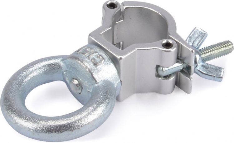 Riggatec Halbschelle - Halfcoupler klein silber bis 10 kg (20 mm) mit Öse