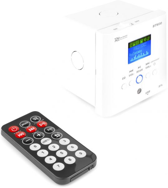 Power Dynamics BTW30 Wandeinbau-Audiosystem 2x 15W BT