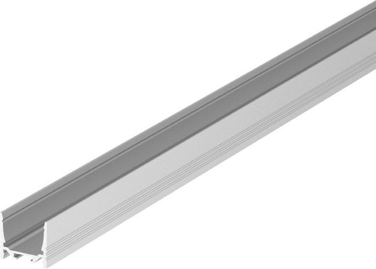 SLV GRAZIA 20, Aufbauprofil, LED, standard, gerillt, 2m, aluminium