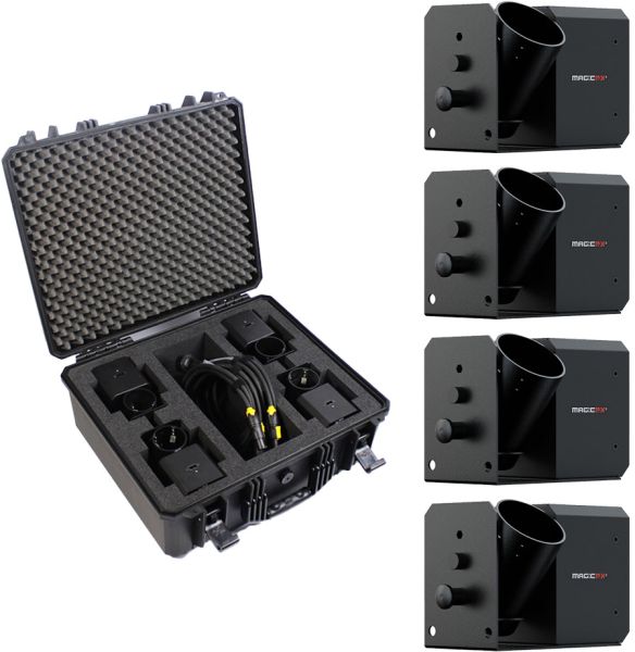 4x Magic FX POWERSHOT II inkl. Case -Sonderaktion-