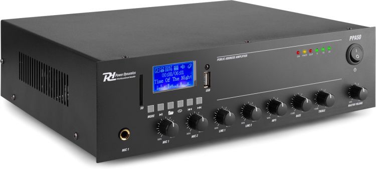 Power Dynamics PPA50 100V Mixer-Verstärker 50W