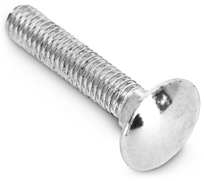 Adam Hall Hardware 54M6X40F - Flachrundschrauben M6 x 40 mm, Stahl verzinkt, DIN 603