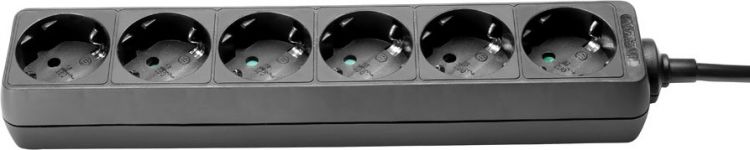 Adam Hall Accessories 8747 X 6 M 3 6-fach Steckdosenleiste 3m Kabellänge