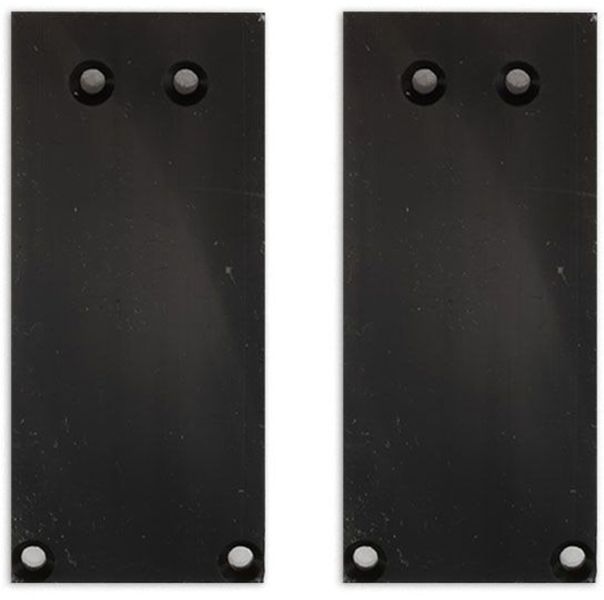 ISOLED Endkappe Alu EC130 für Curtain10 ONE HIGH, 2 Stück, schwarz