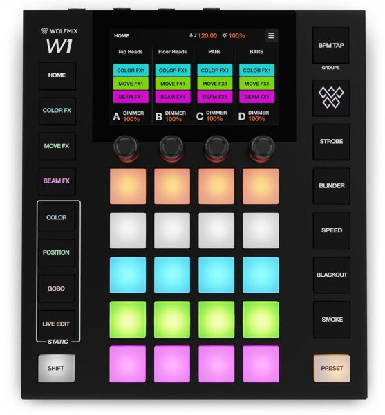 Wolfmix W1-MK3 Standalone-DMX-Performance-Controller -B-Stock-