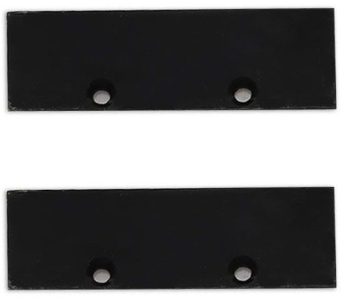 ISOLED Endkappe Alu EC126 für Curtain10 ONE, 2 Stück, schwarz