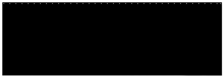 Premium Bühnenmolton B1 ca. 300 gr pro qm, 900 x 300 cm schwarz