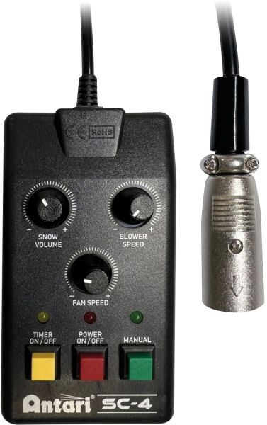 Antari SC-4 Remote Kabelfernbedienung für Lautstärke, Lüfter-/Gebläsedrehzahl und Timer