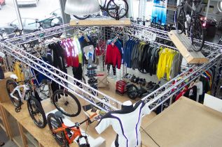Ein Fahrrad-Geschäft im neuem Look