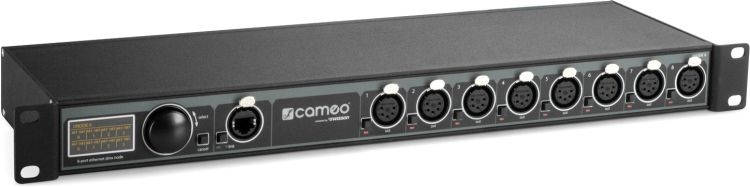 Cameo XNODE 8 - 8-Port DMX Ethernet Node