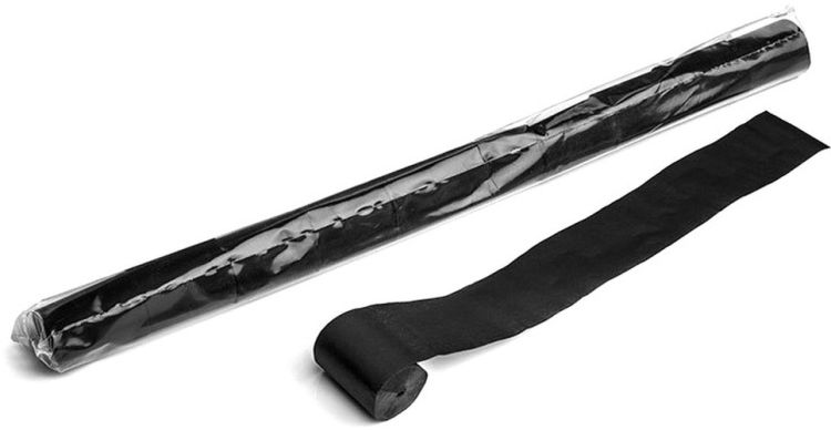 Magic FX Stadium Streamer 20m x 5cm - Schwarz