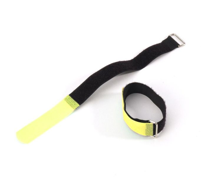 Adam Hall Accessories VR 2030 YEL Klett Kabelbinder 300 x 20 mm gelb