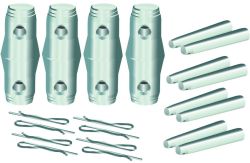 ALUTRUSS QUADLOCK Satz Verb.konus/Zapfen/Splint