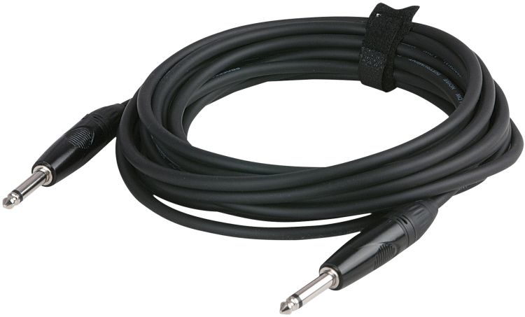DAP-Audio FLX05 - unbal. Jack mono > Jack mono Black 6 m X-type