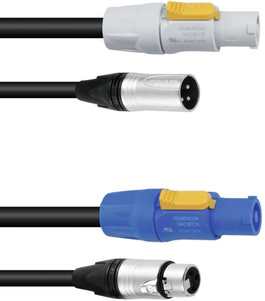 PSSO Kombikabel DMX PowerCon/XLR 3m